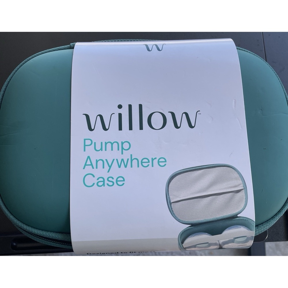 Willow Breast Pump Anywhere Carrying Case in Green NEW SEALED